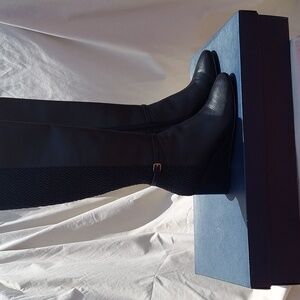 Cole Haan wedge leather boots